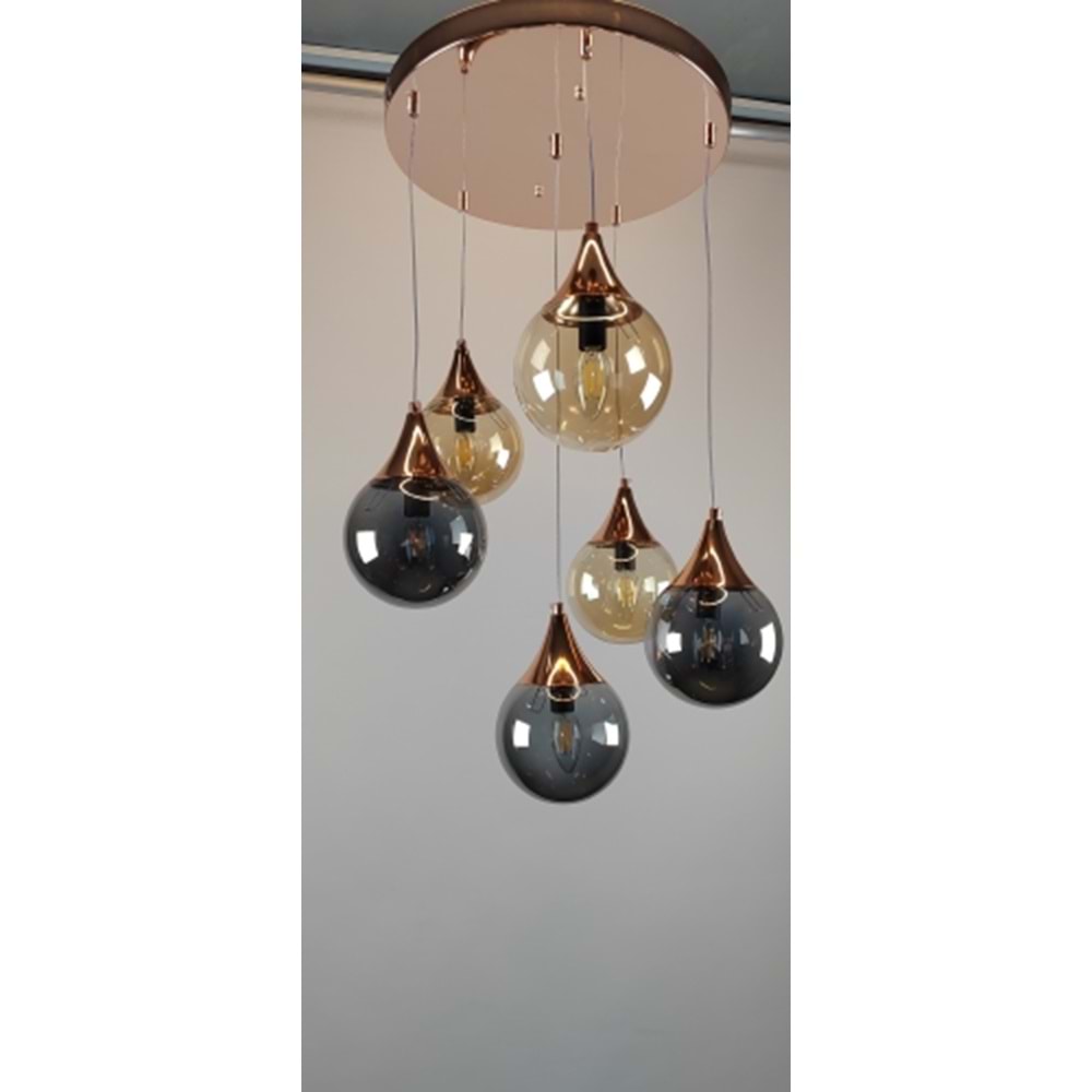 6 LI BEGONVİL AVİZE